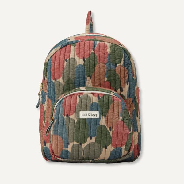 Quilted Tree Backpack Doe + Fawn
