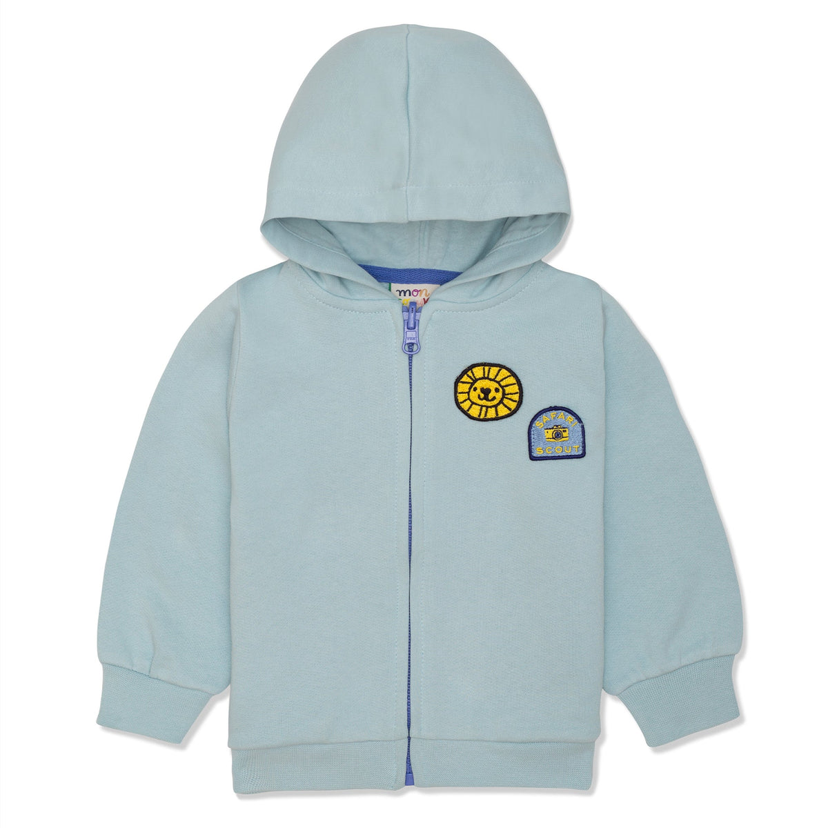 Patches Zipper Hoodie