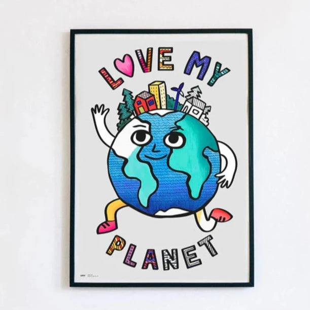 Love My Planet Giant Poster