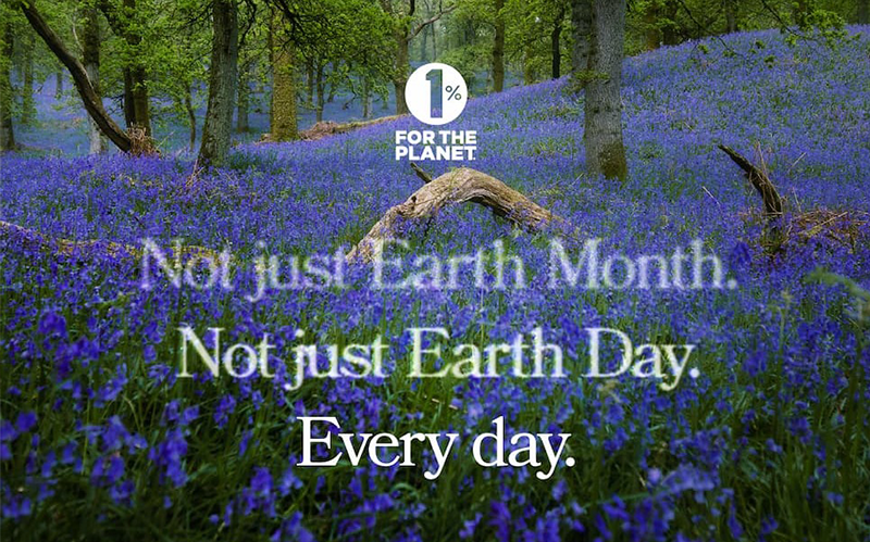 1% for the planet earth day