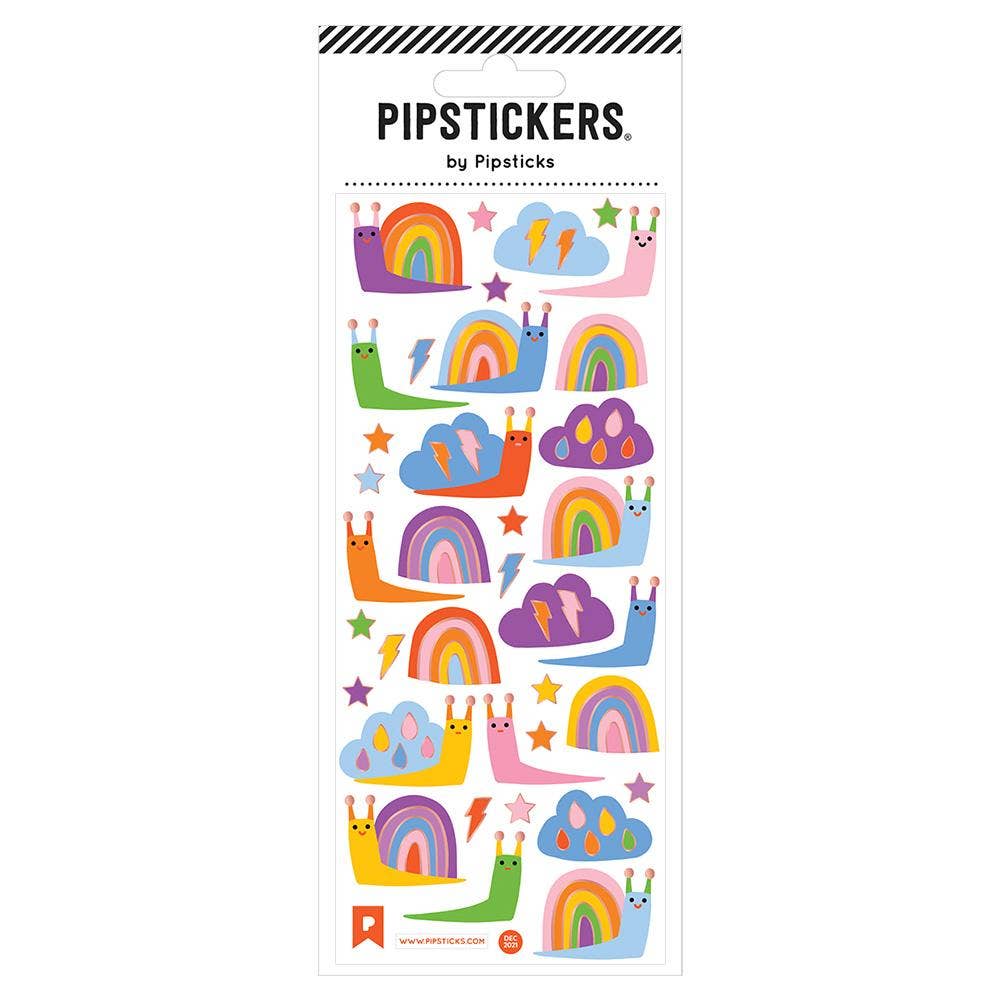 Pack of PipStickers with colorful designs on a white background