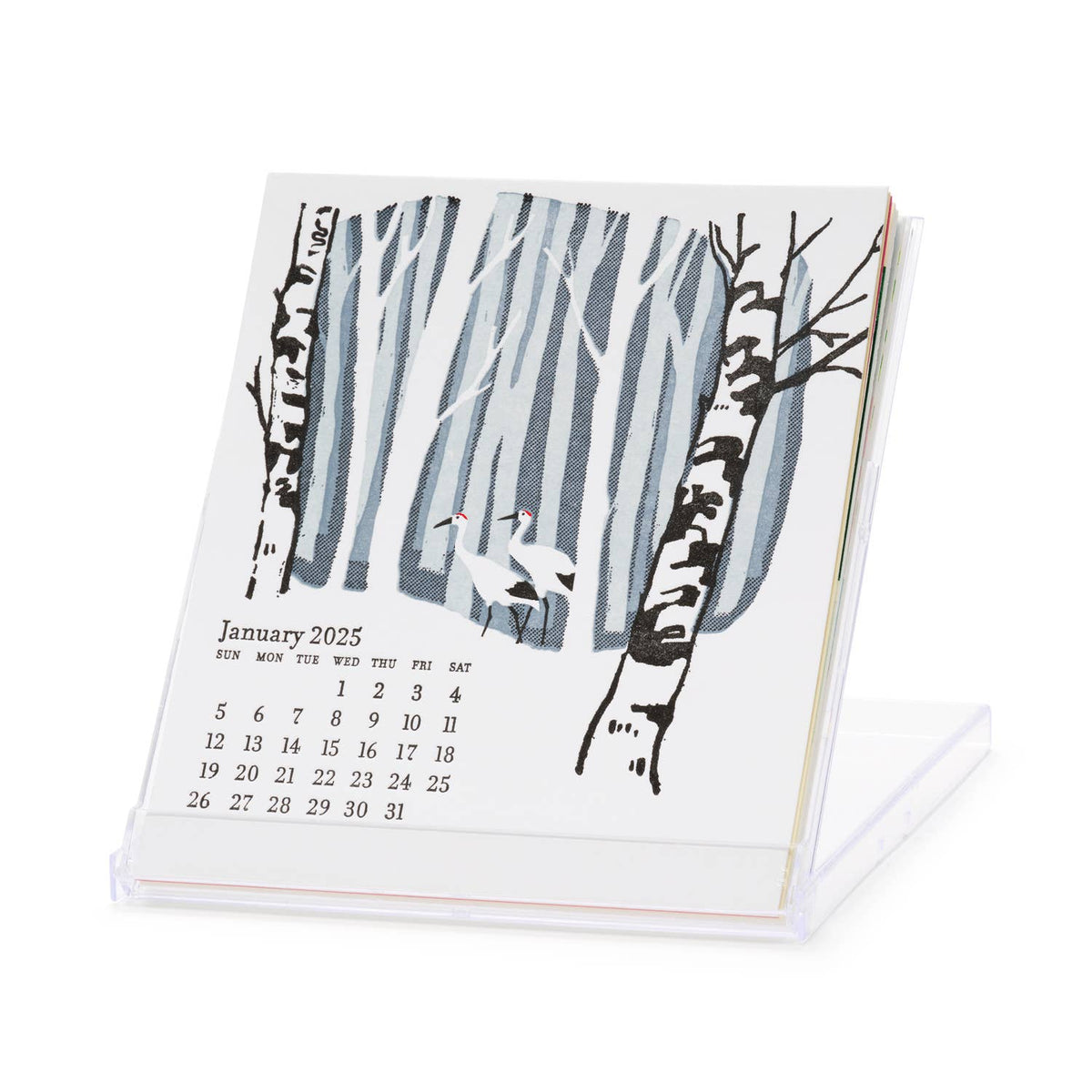 2025 Letterpress &amp; Silkscreen Desk Calendar