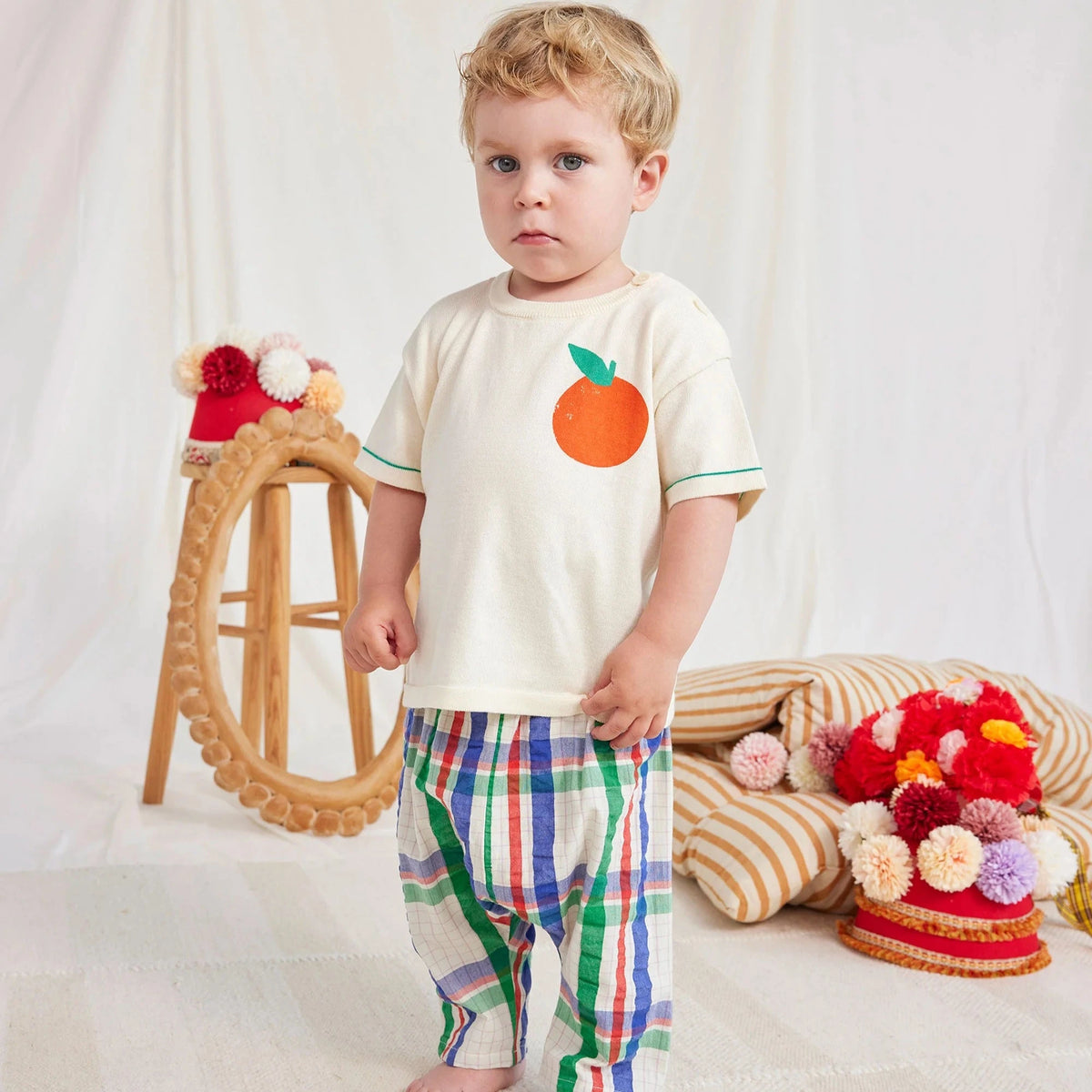 Baby Tomato knitted t-shirt