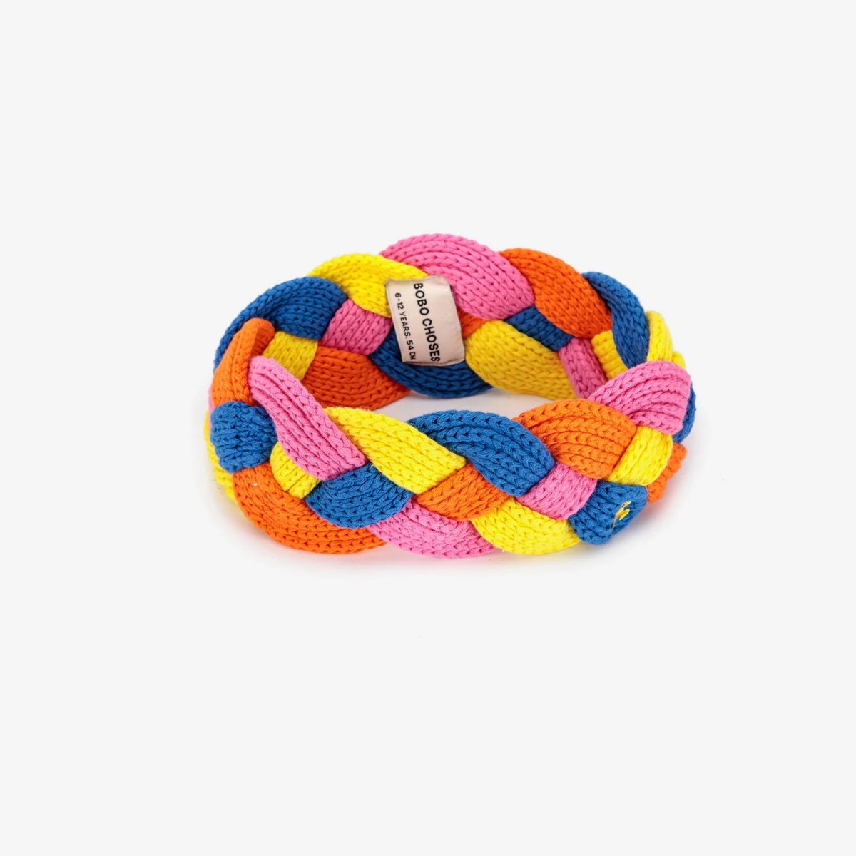 Multicolor Braided Knit Headband