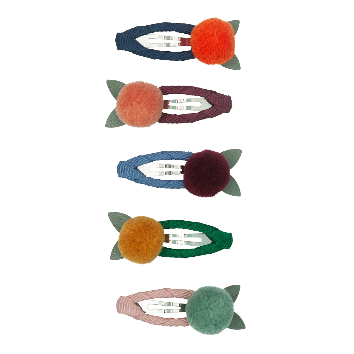 Pom Pom Petal Mini Clips