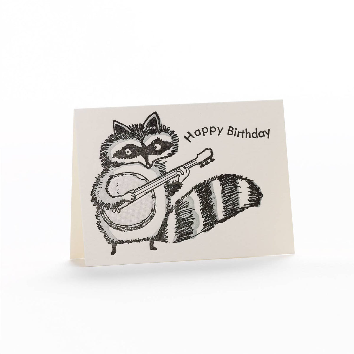 Mini Raccoon Card