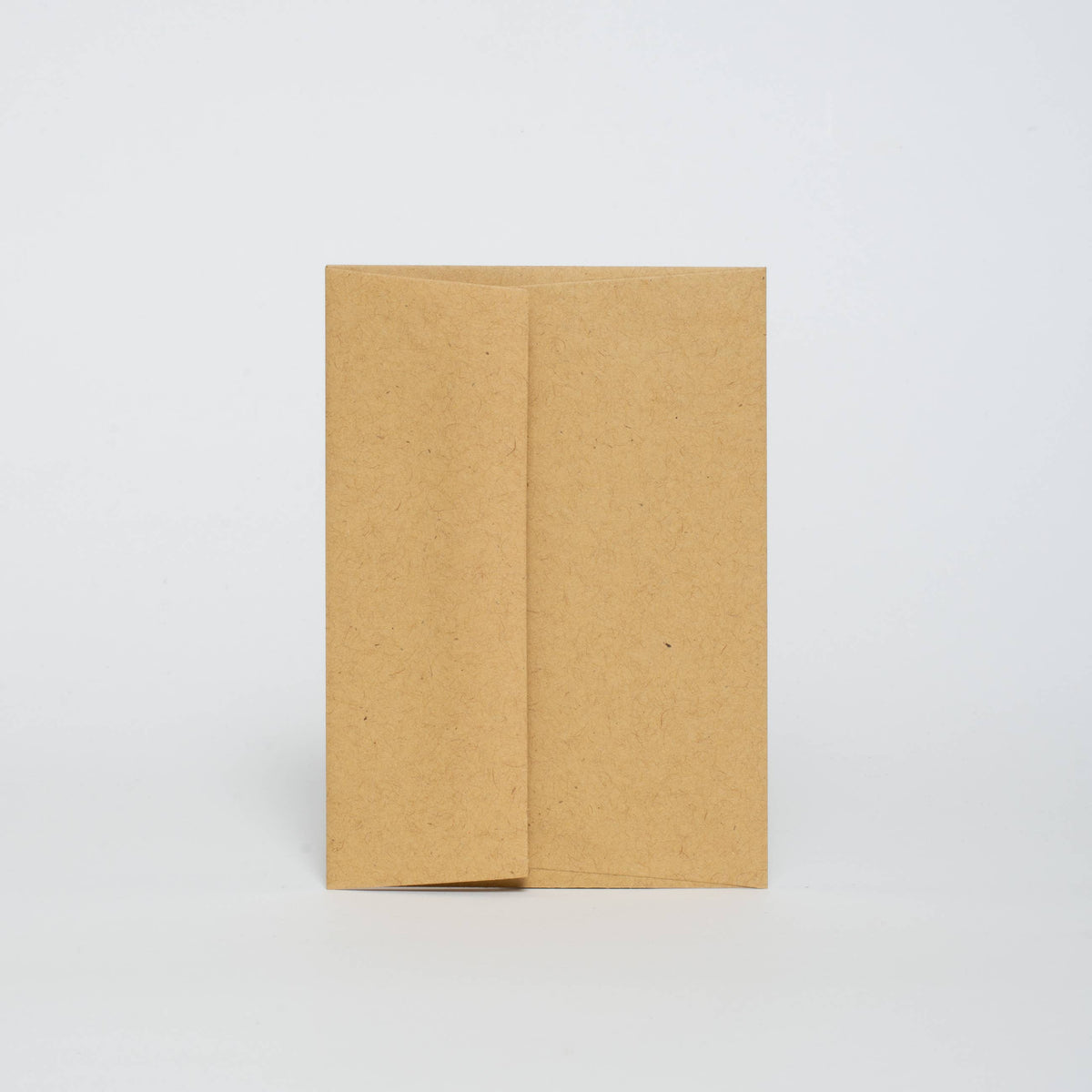 Brown paper envelope on a light gray background