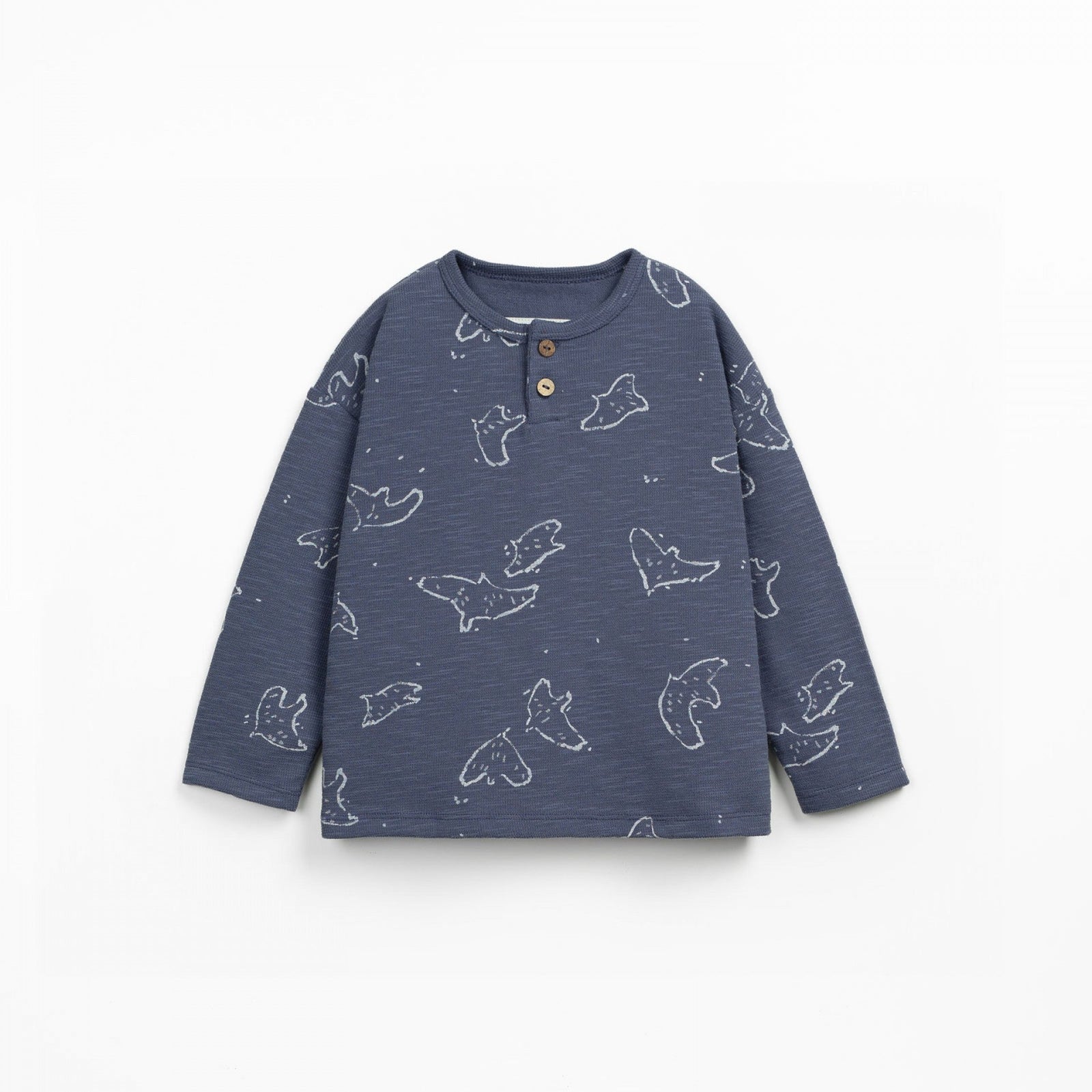 Long sleeve shirt with bird print