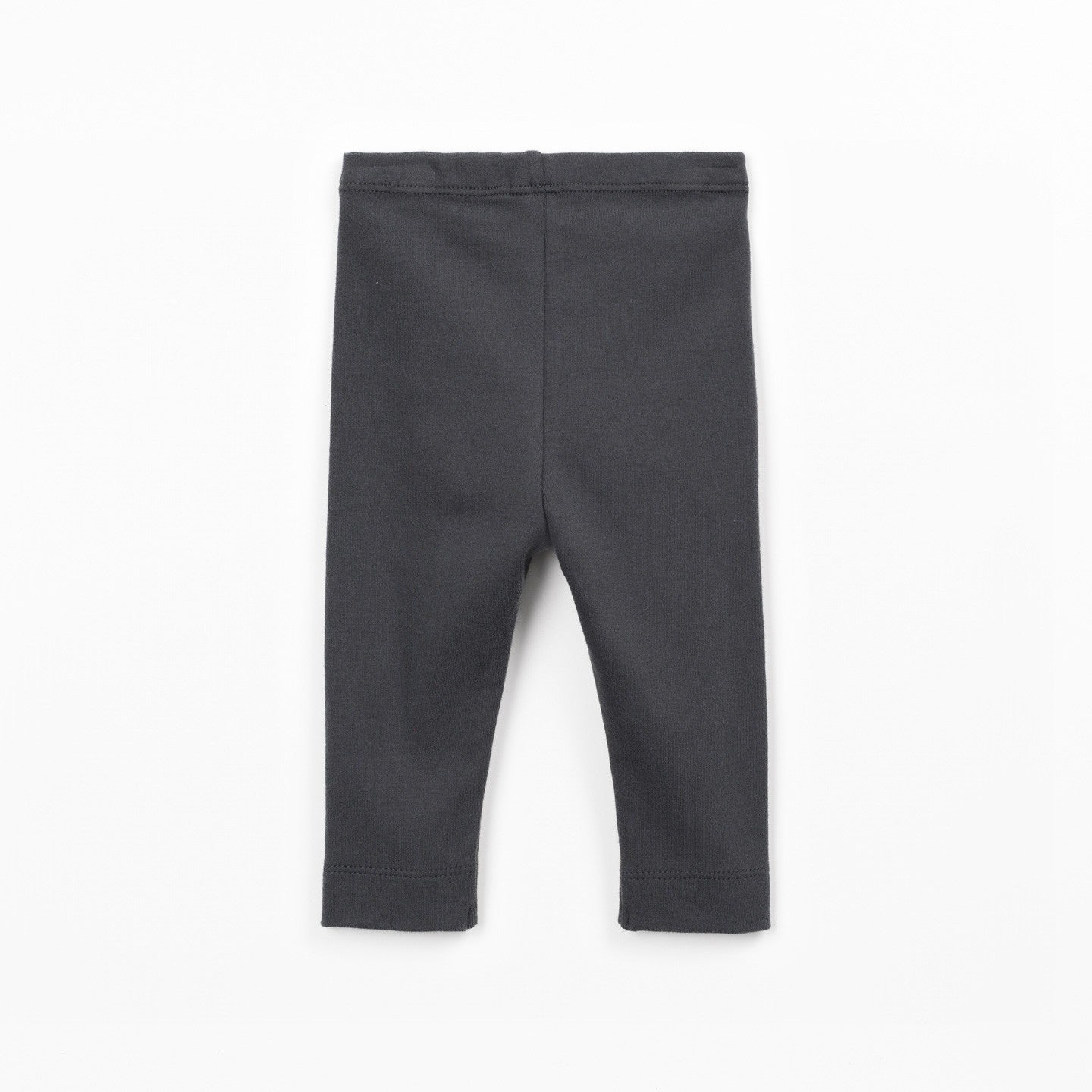 Dark gray leggings with an elastic waistband, shown flat against a white background.