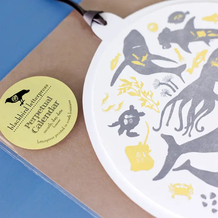 close up of sea animal calendar