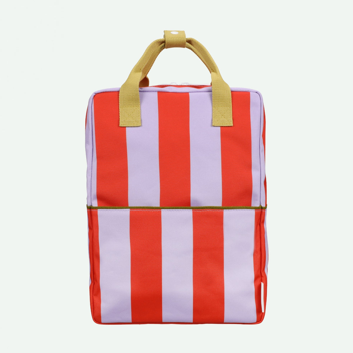 Backpack large | stripes | campfire orange + dewy lilac