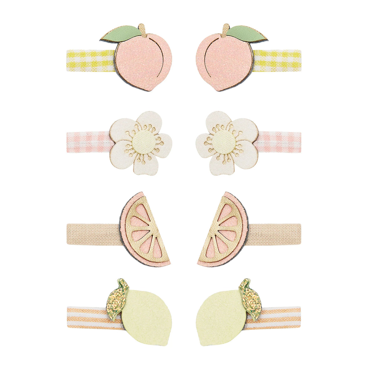 Peachy Citrus Mini Clips