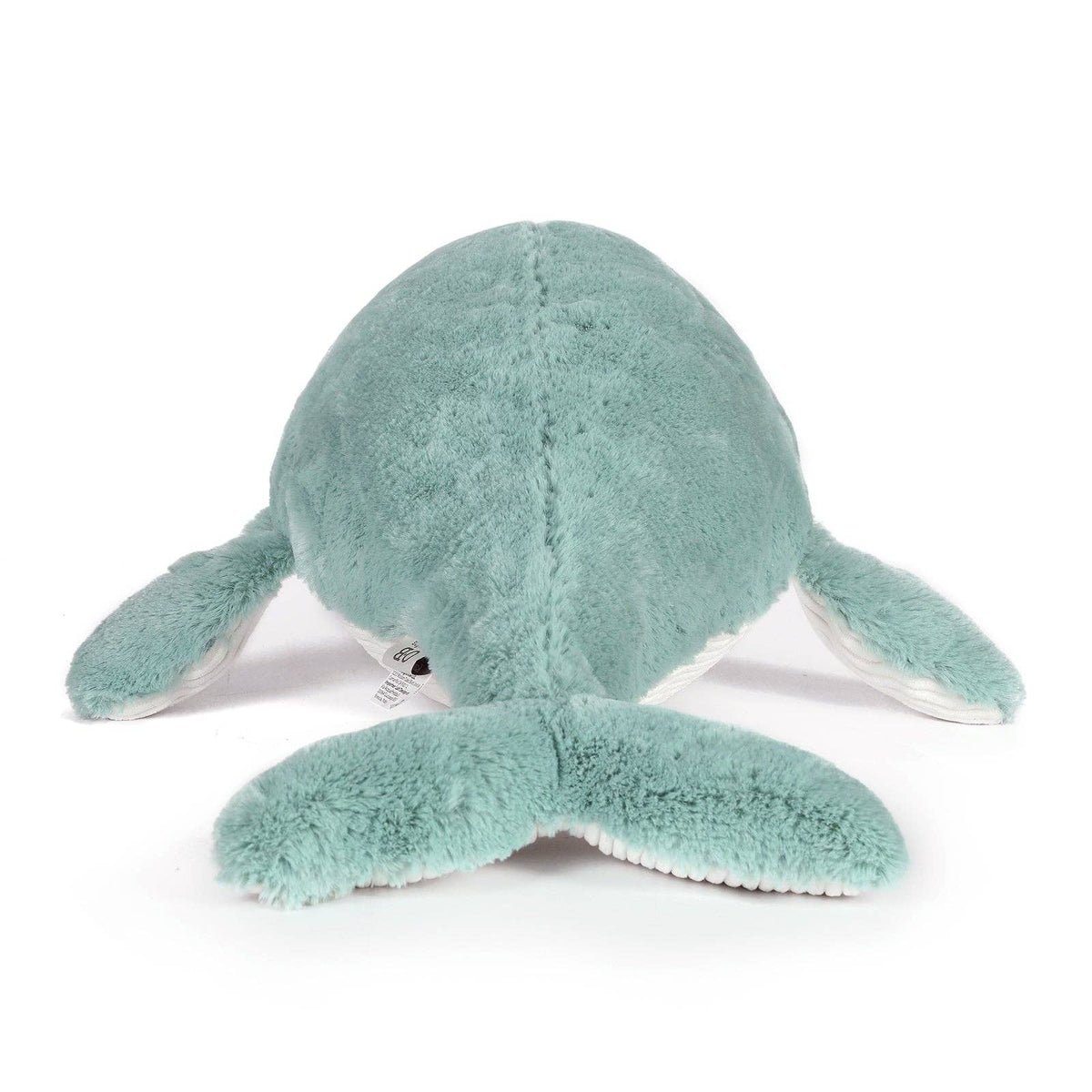 Plush turtle toy on a white background