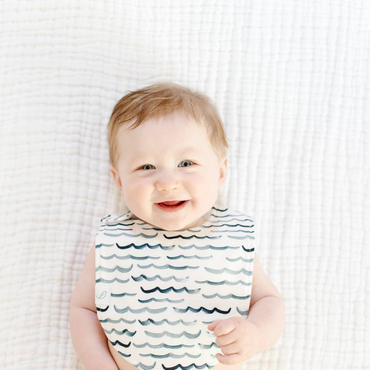 Charlie Snap Bib - Waves