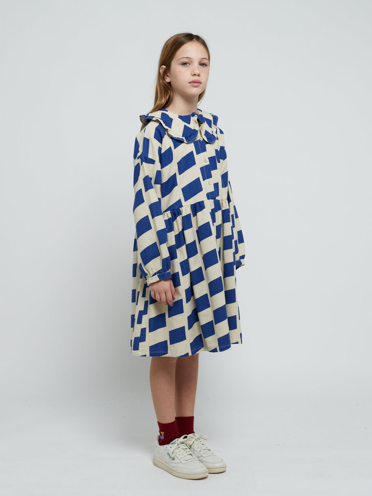 Checkered Woven Dress
