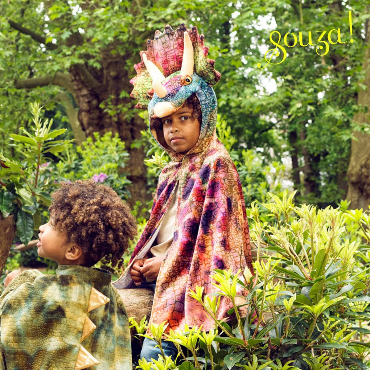 Two children in a forest setting with 'Sorrel' text above.