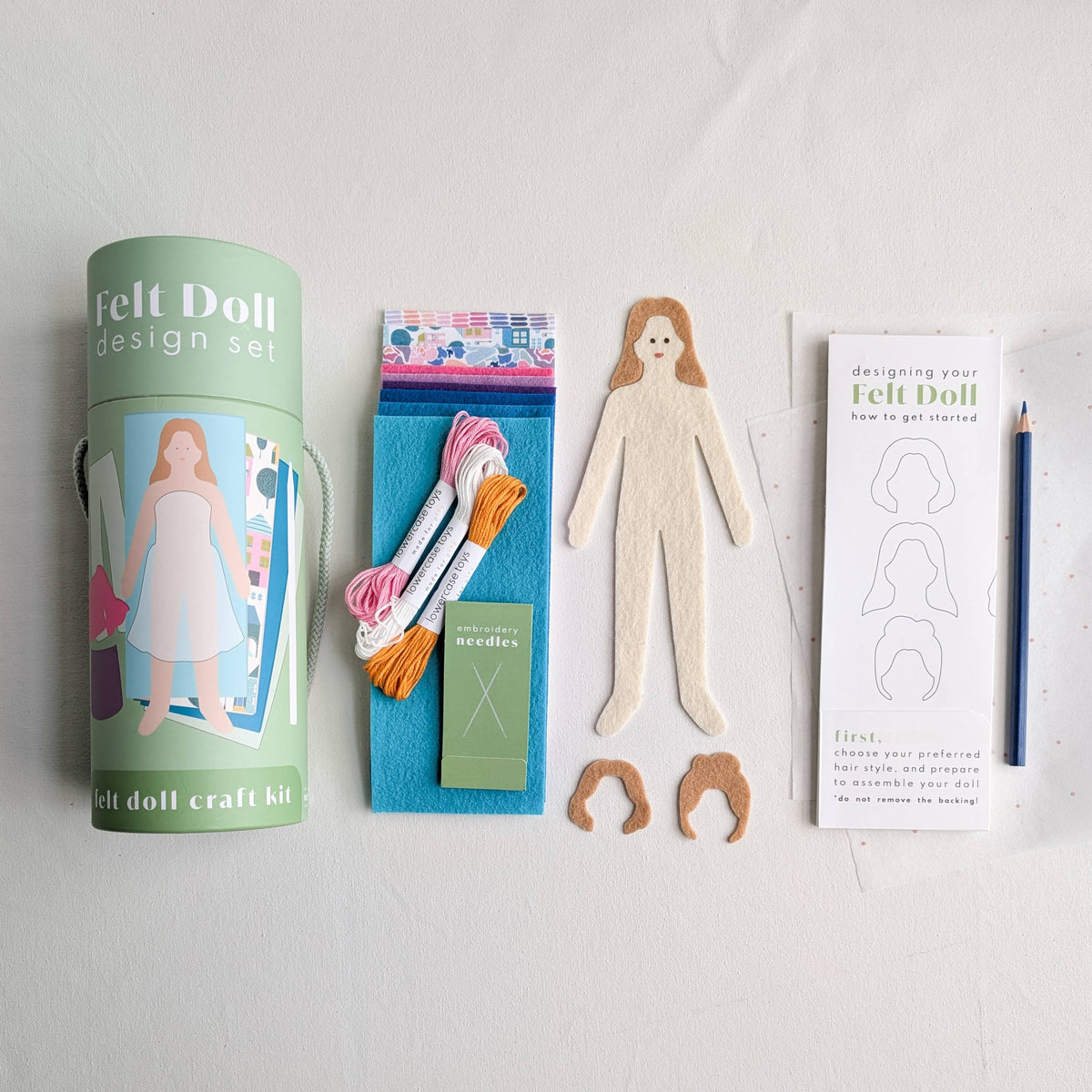 Terrace Design Set - A Felt Doll Craft Kit