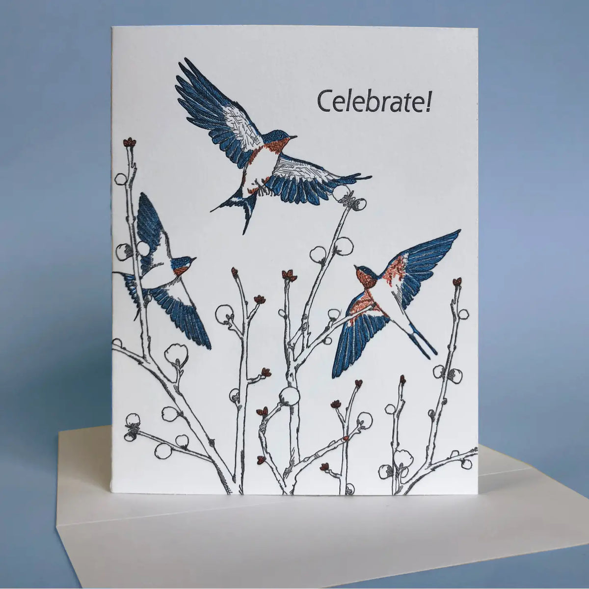 Plum Blossom Celebrate Card