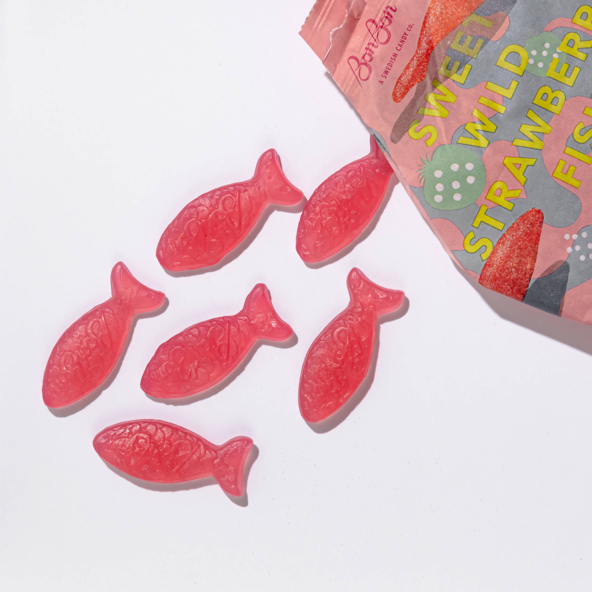 Sweet Wild Strawberry Fish  Candy