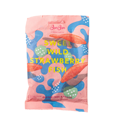 Sweet Wild Strawberry Fish  Candy