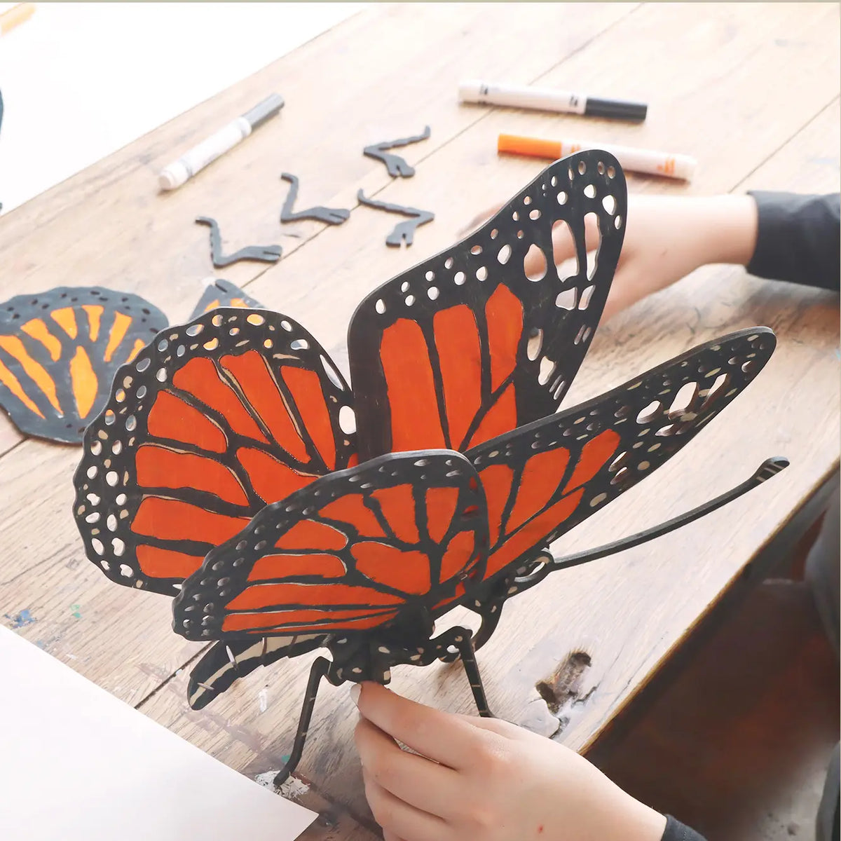 Monarch Butterfly 3D Puzzle and Learning Kit