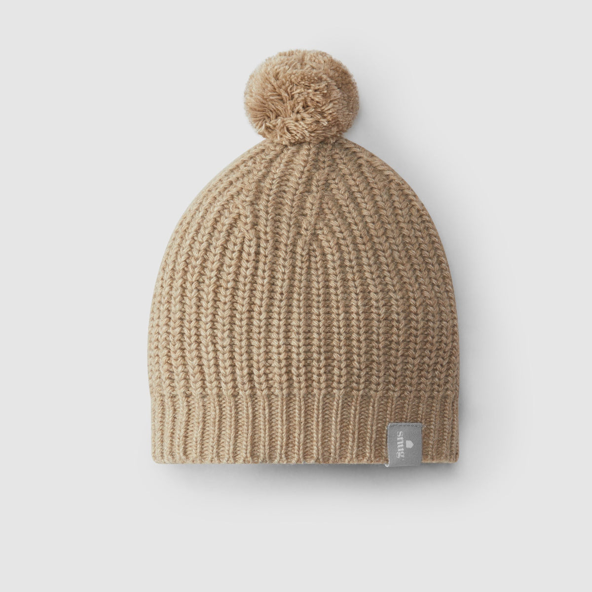 Knitted Hat with Pom-Pom
