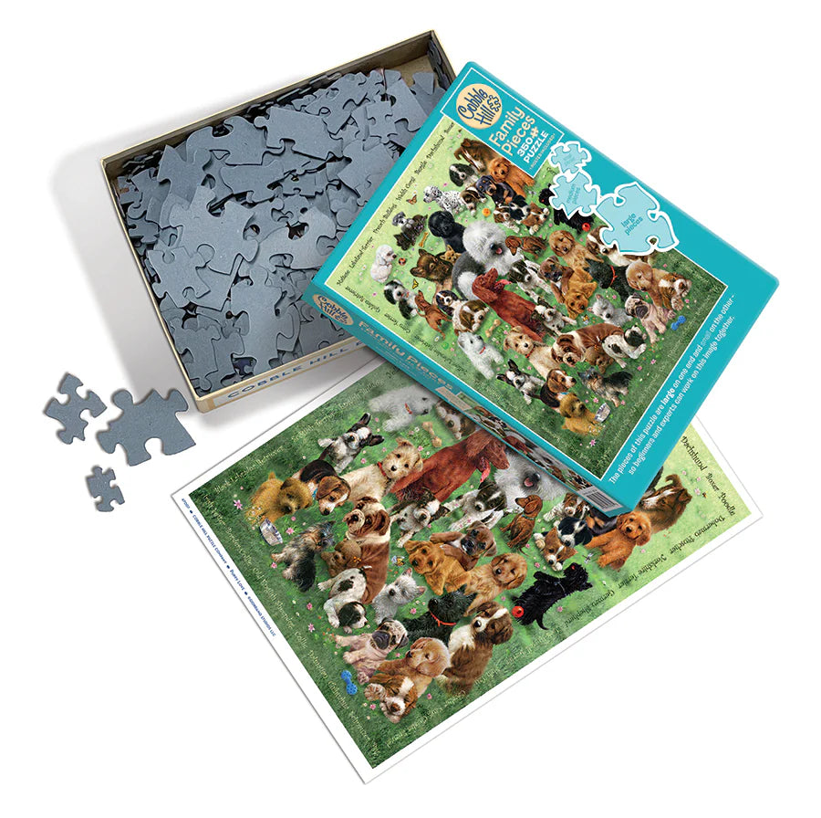 Puppy Love Family Piece Puzzle