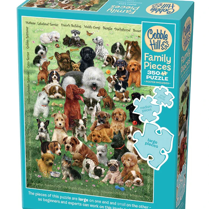 Puppy Love Family Piece Puzzle
