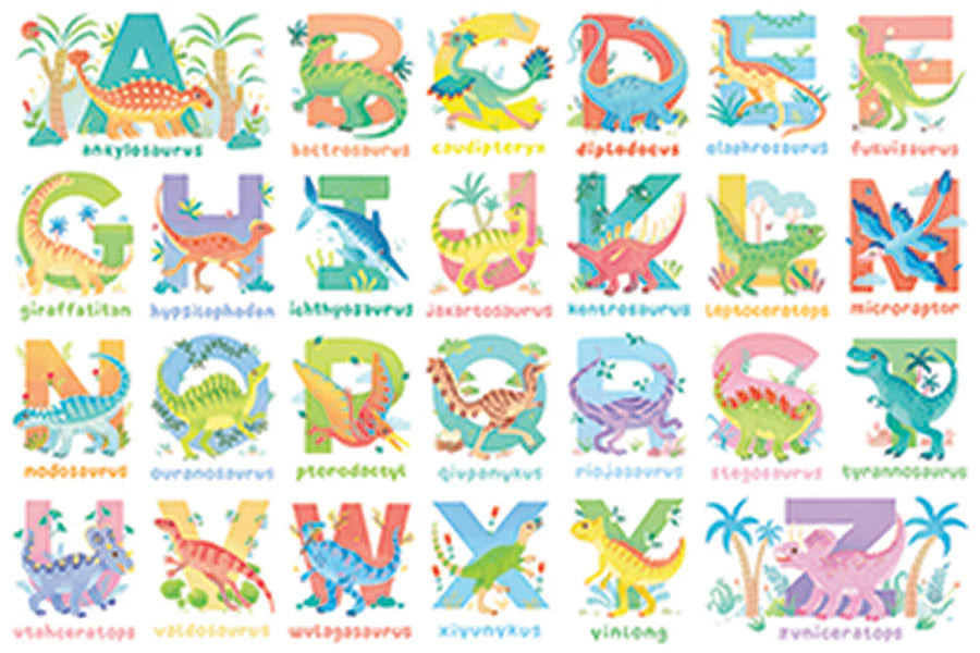 Dinosaur Alphabet Floor Puzzle