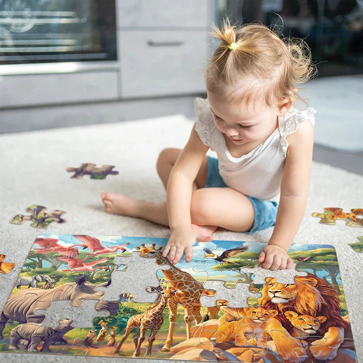 African Plains Floor Puzzle