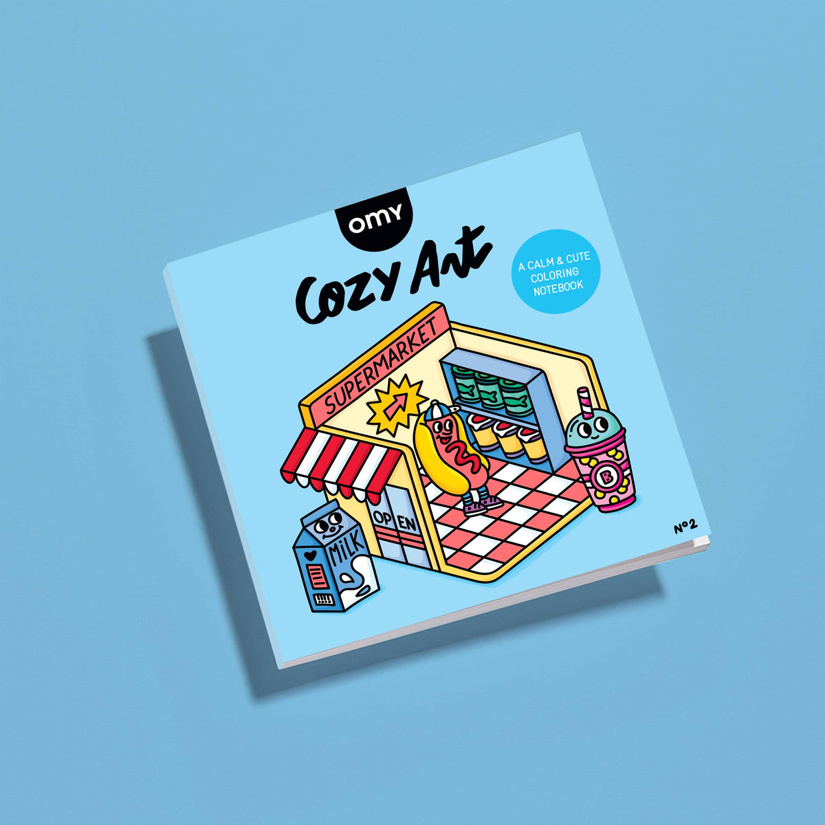 Cozy Art Coloring Book-Market