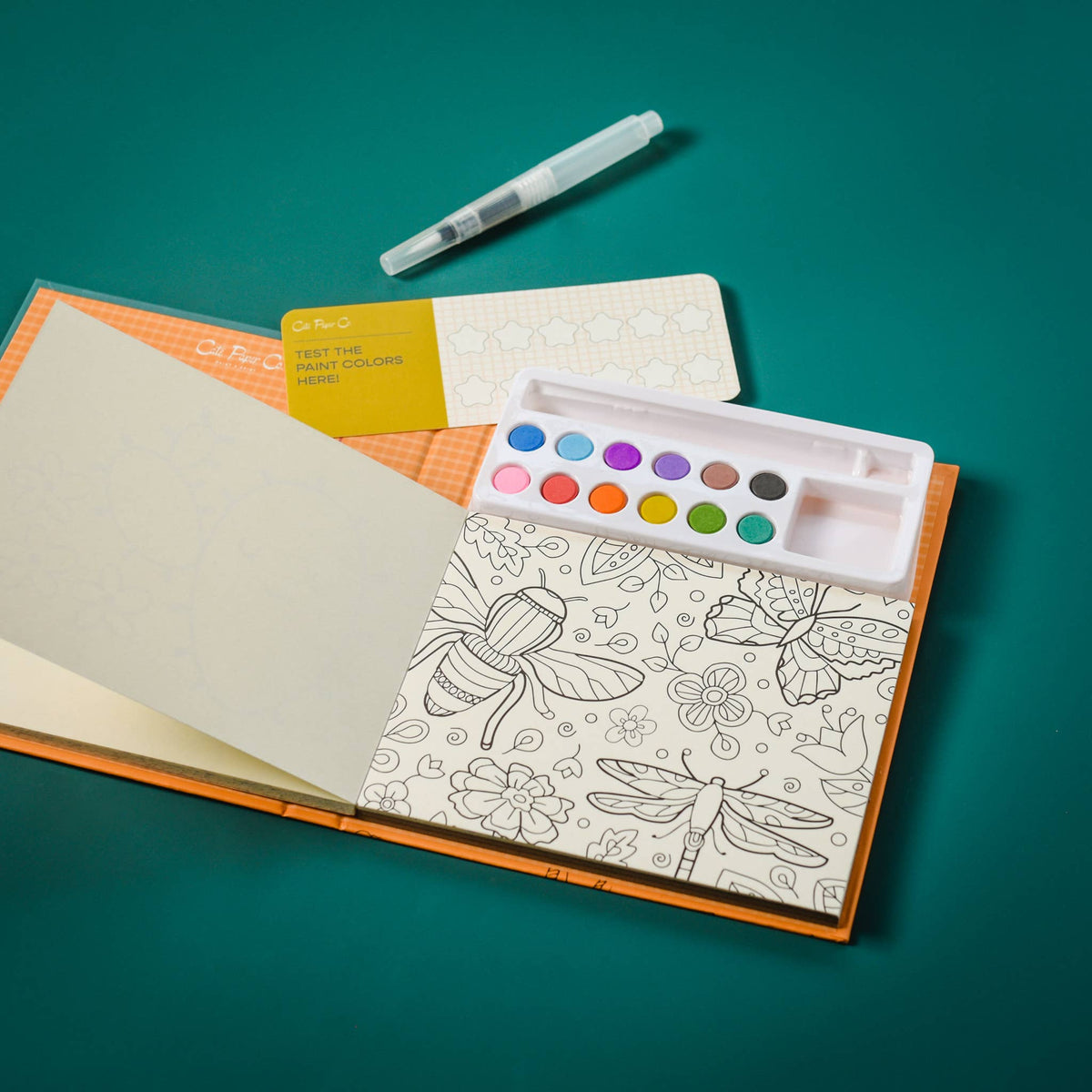 Watercolor Painting Book- A Day at the Beach