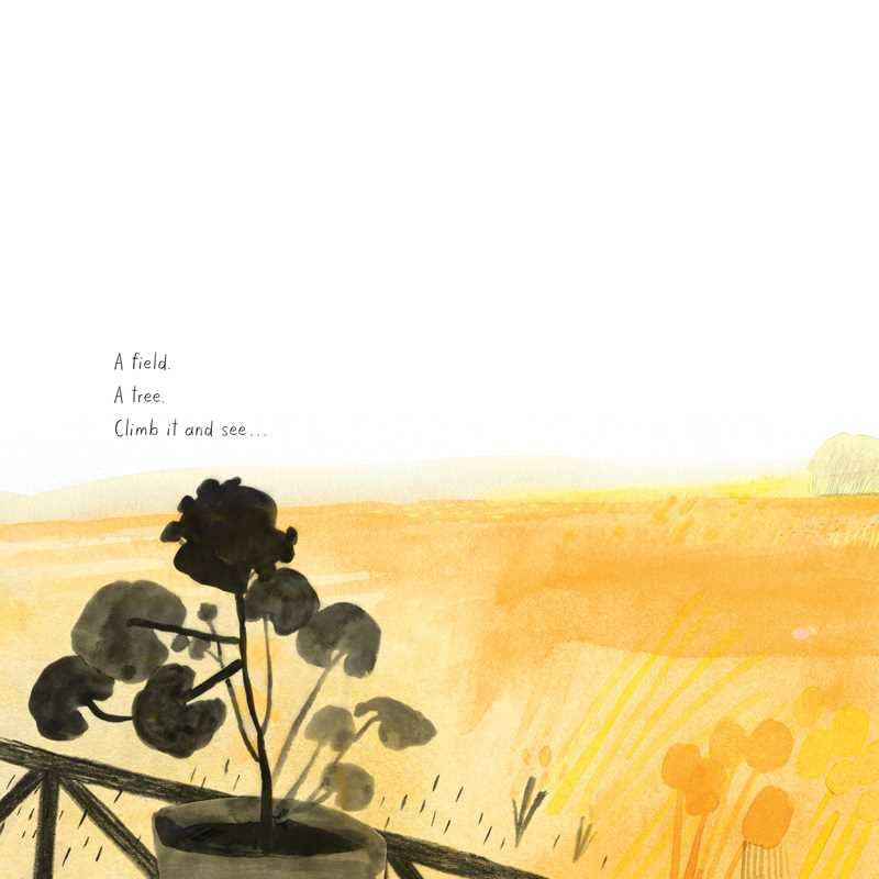 Book cover of 'The Honeybee' with a honeybee and flowers on a yellow background