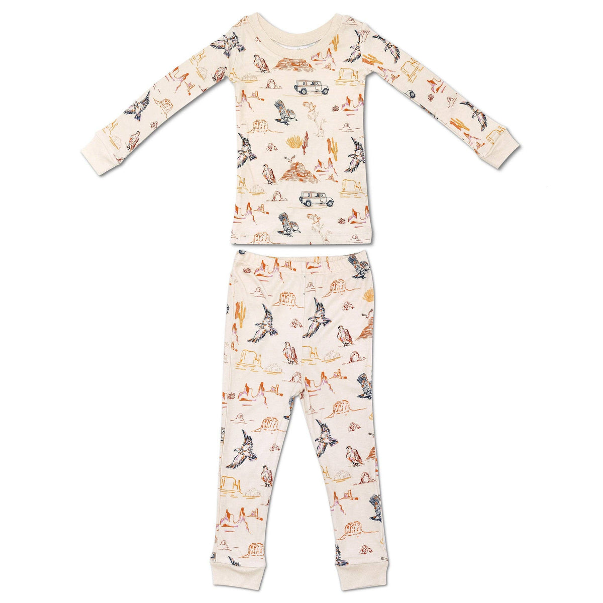 Bamboo Blend Toddler Pajamas - Canyon