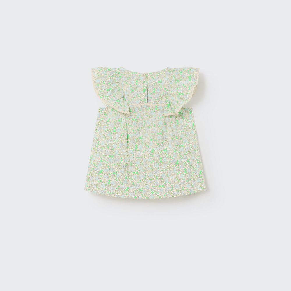 Bright Floral Organic Cotton Dress