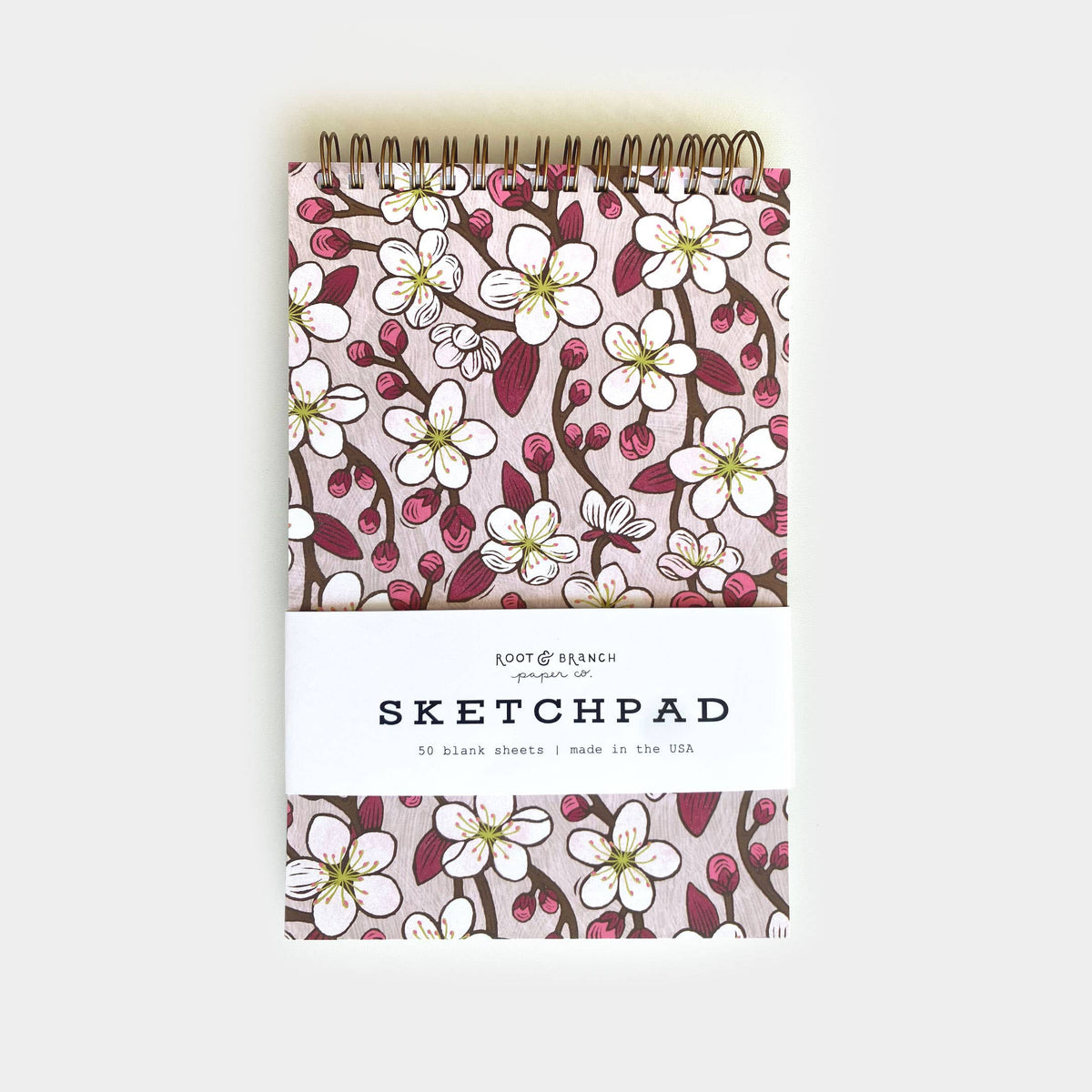 Cherry Blossom Spiral Bound Sketchpad