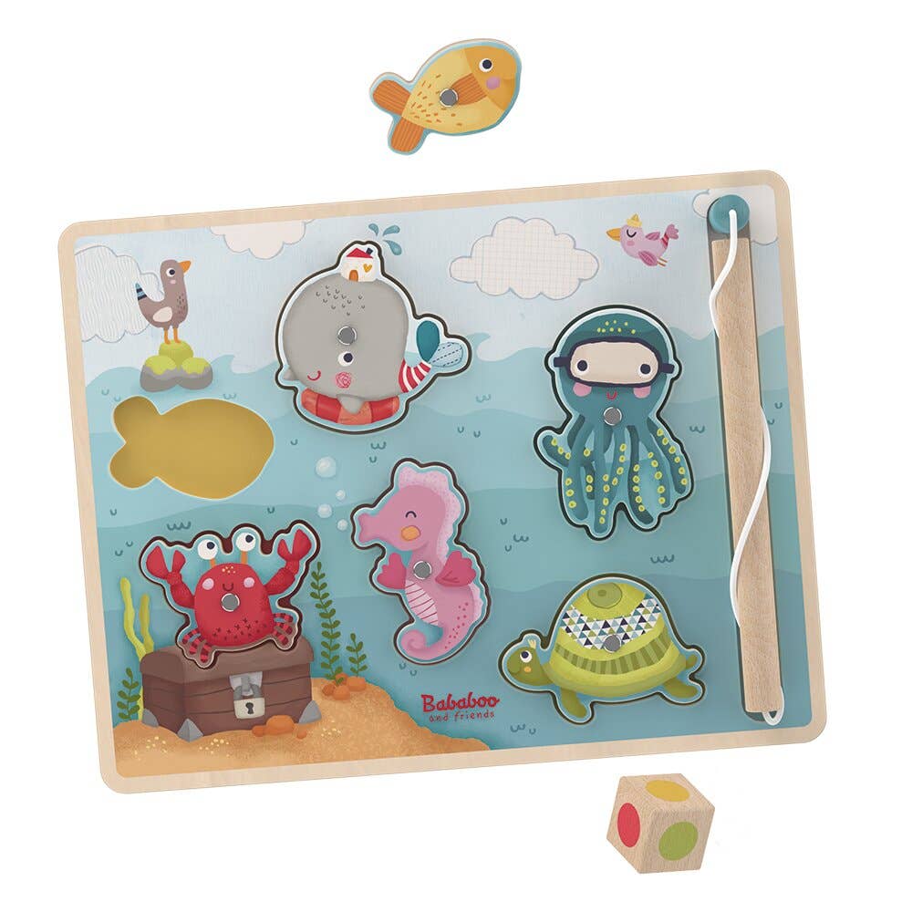 Wilma Whale Loves the Sea Fishing Game Puzzle