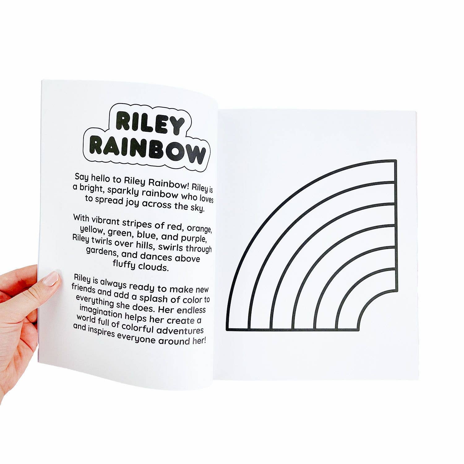 Sticker book titled 'Sticker Dot by Number' with a mushroom design on a pink background