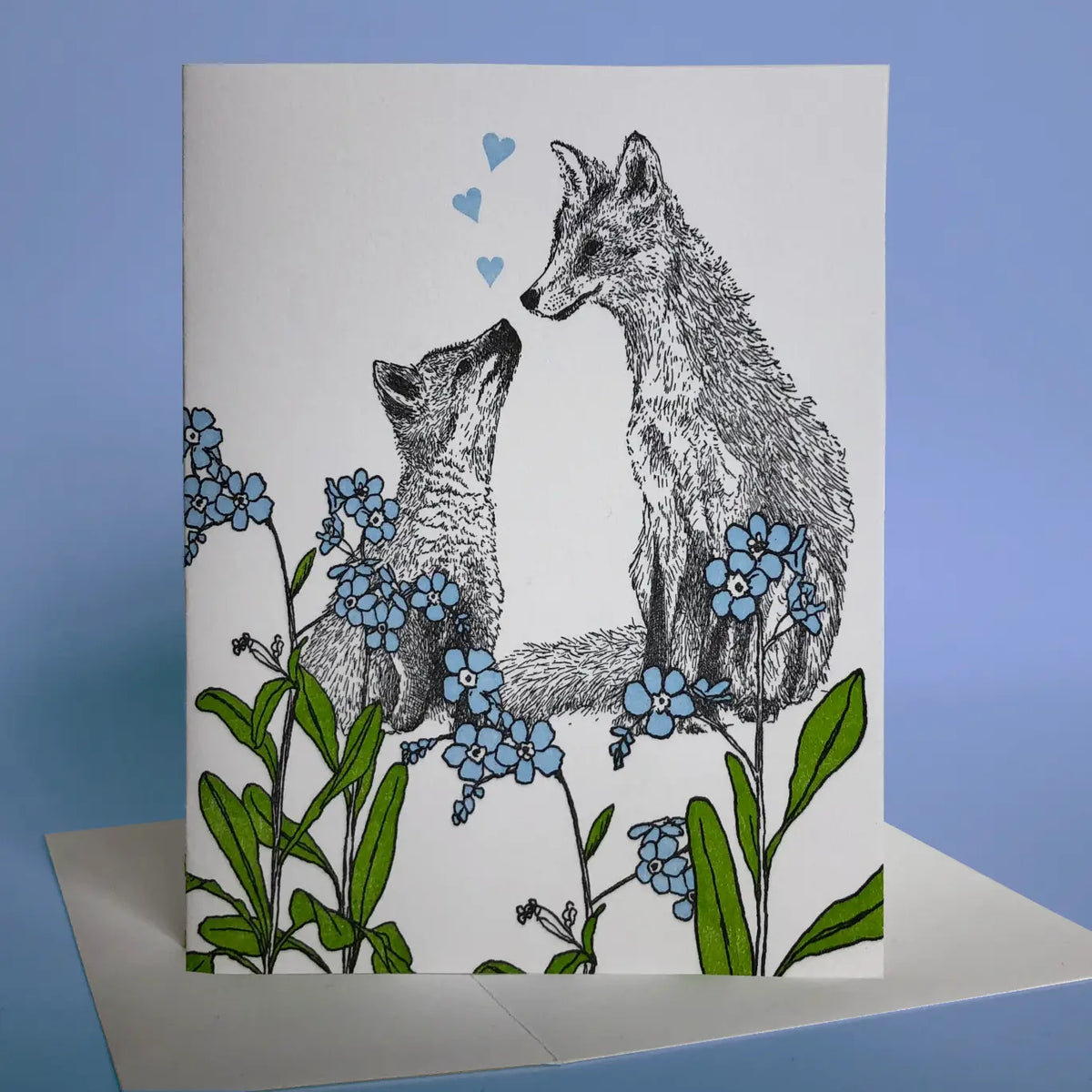 Forget-me-not Love Card