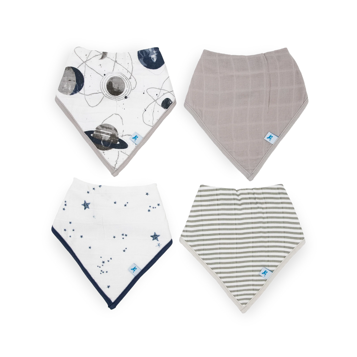 Cotton Muslin Fleece Bandana Bib