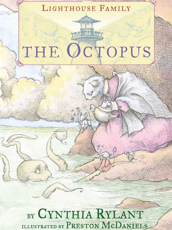 Book cover of 'The Octopus' by Cynthia Rylant with an illustration of a fairy and octopus.