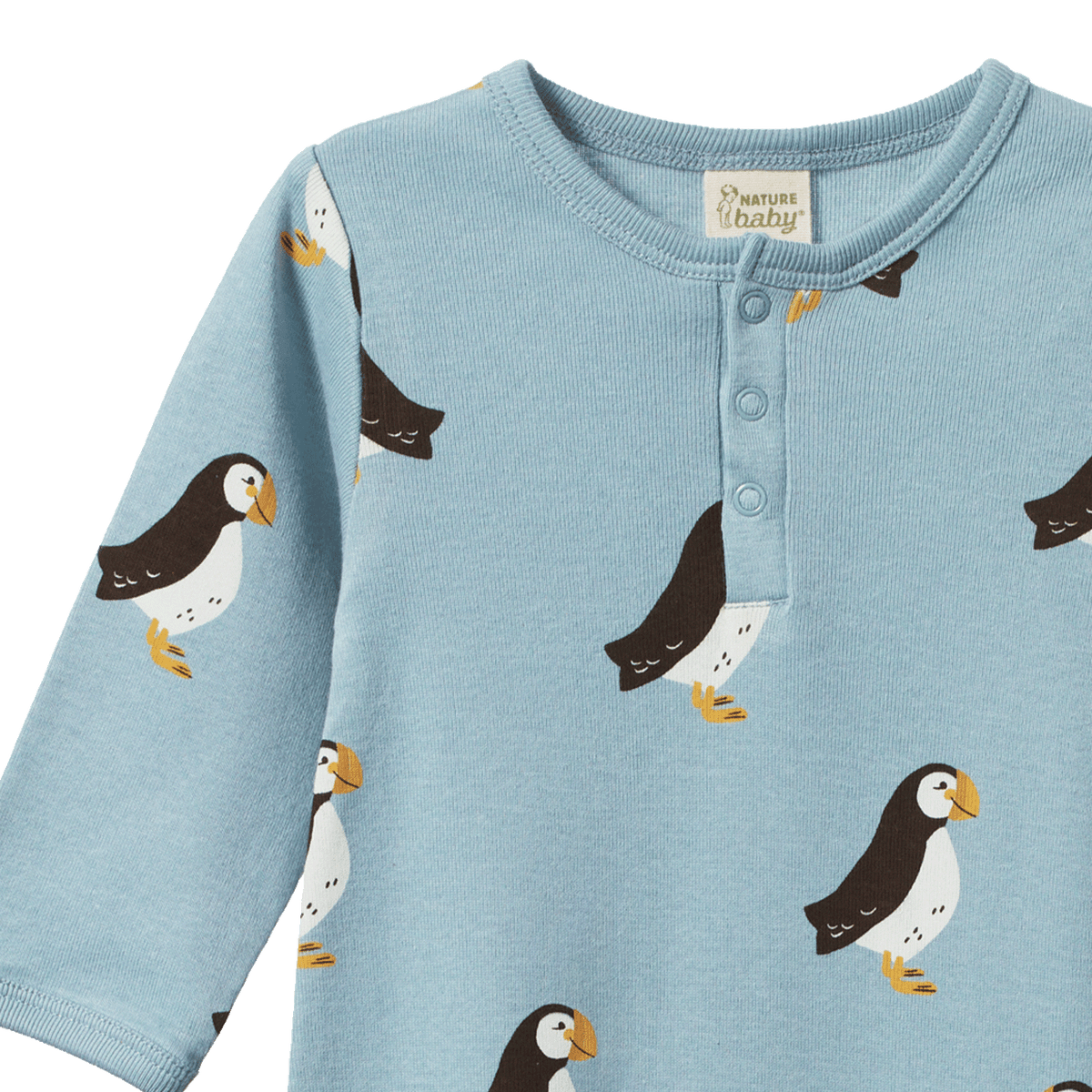 Henley Puffin Sleep Suit