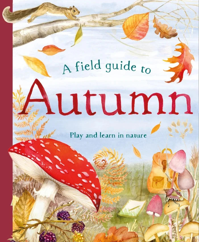 Book cover of 'A Field Guide to Autumn' with autumn-themed illustrations and text.