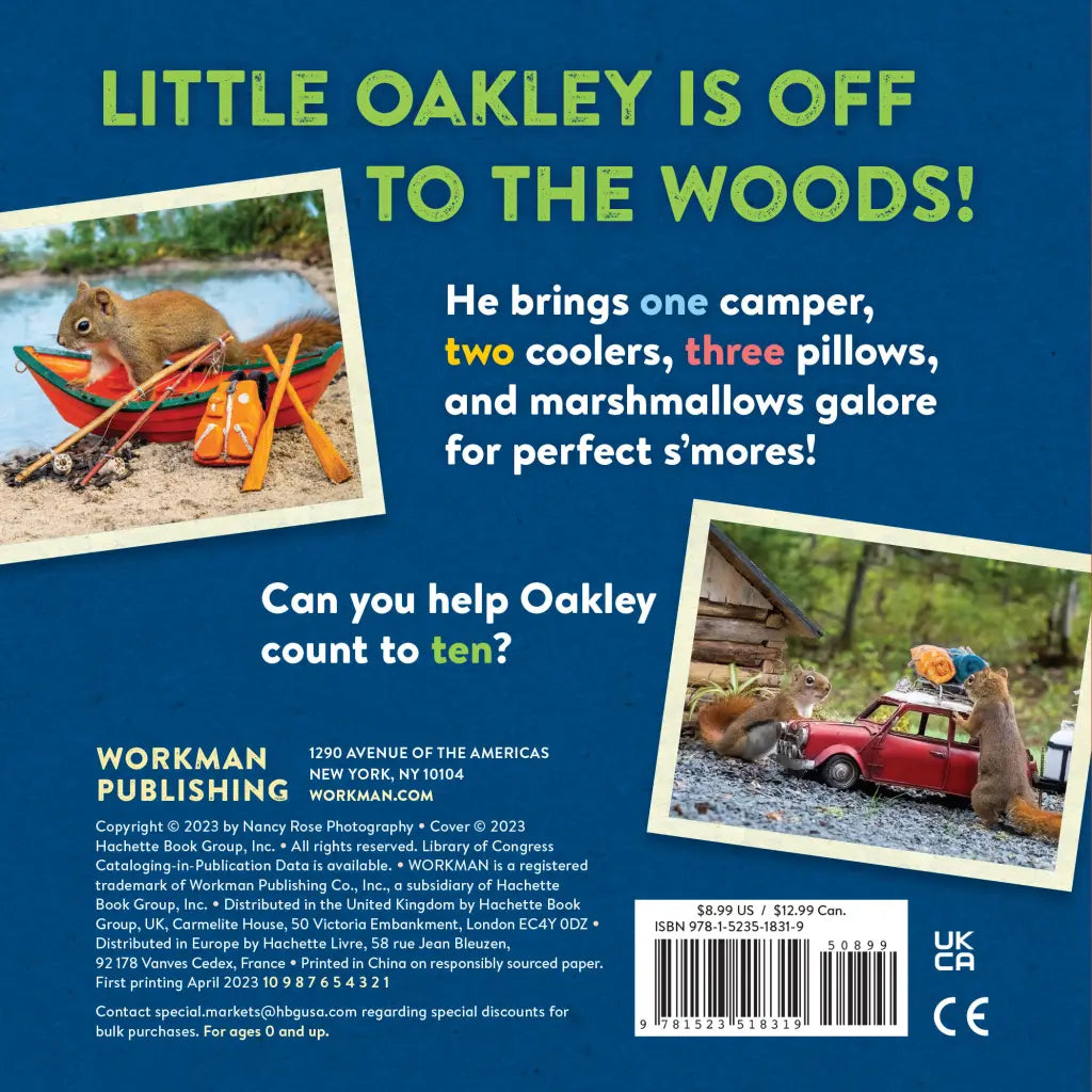 Oakley the Squirrel Camping 123!