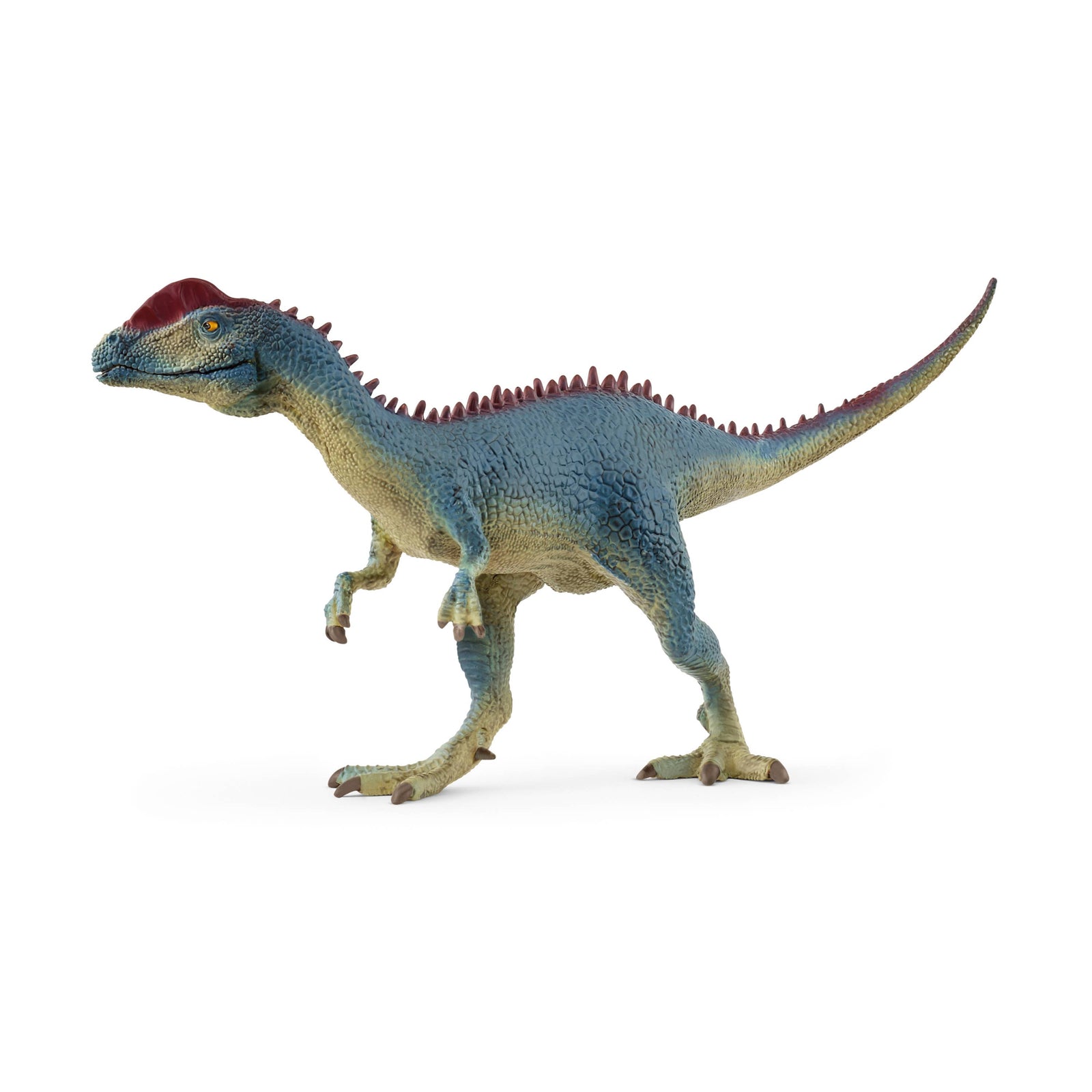 Dinosaur toy figure on a white background