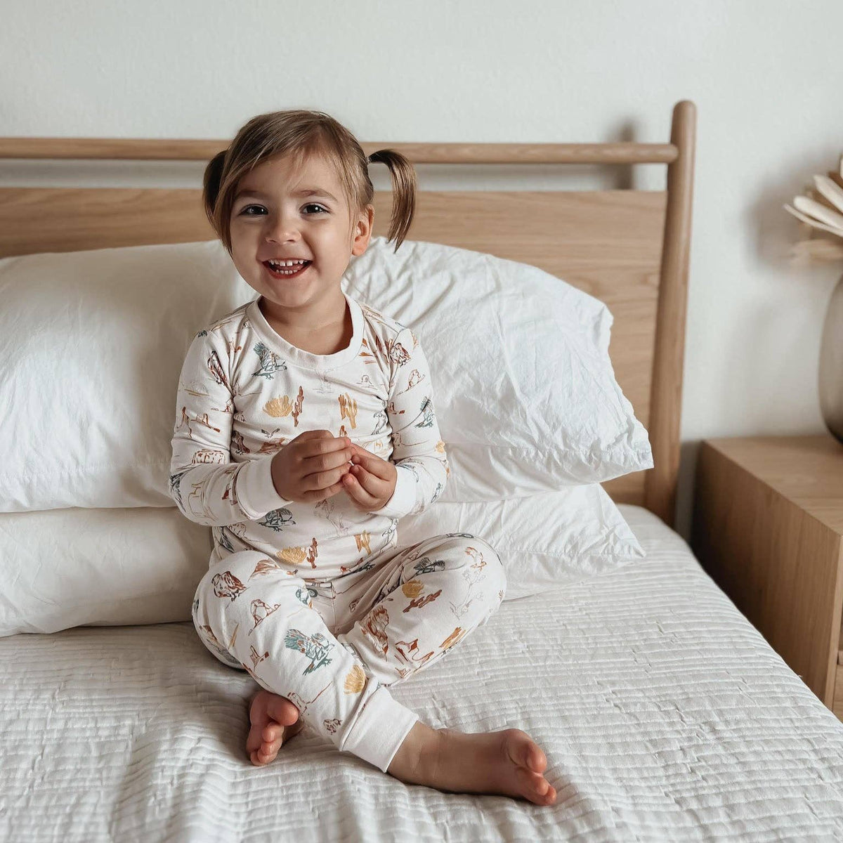 Bamboo Blend Toddler Pajamas - Canyon