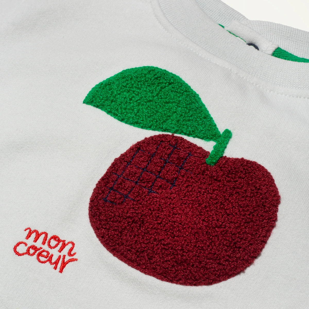 Recycled Cotton Apple Baby Sweatshirt