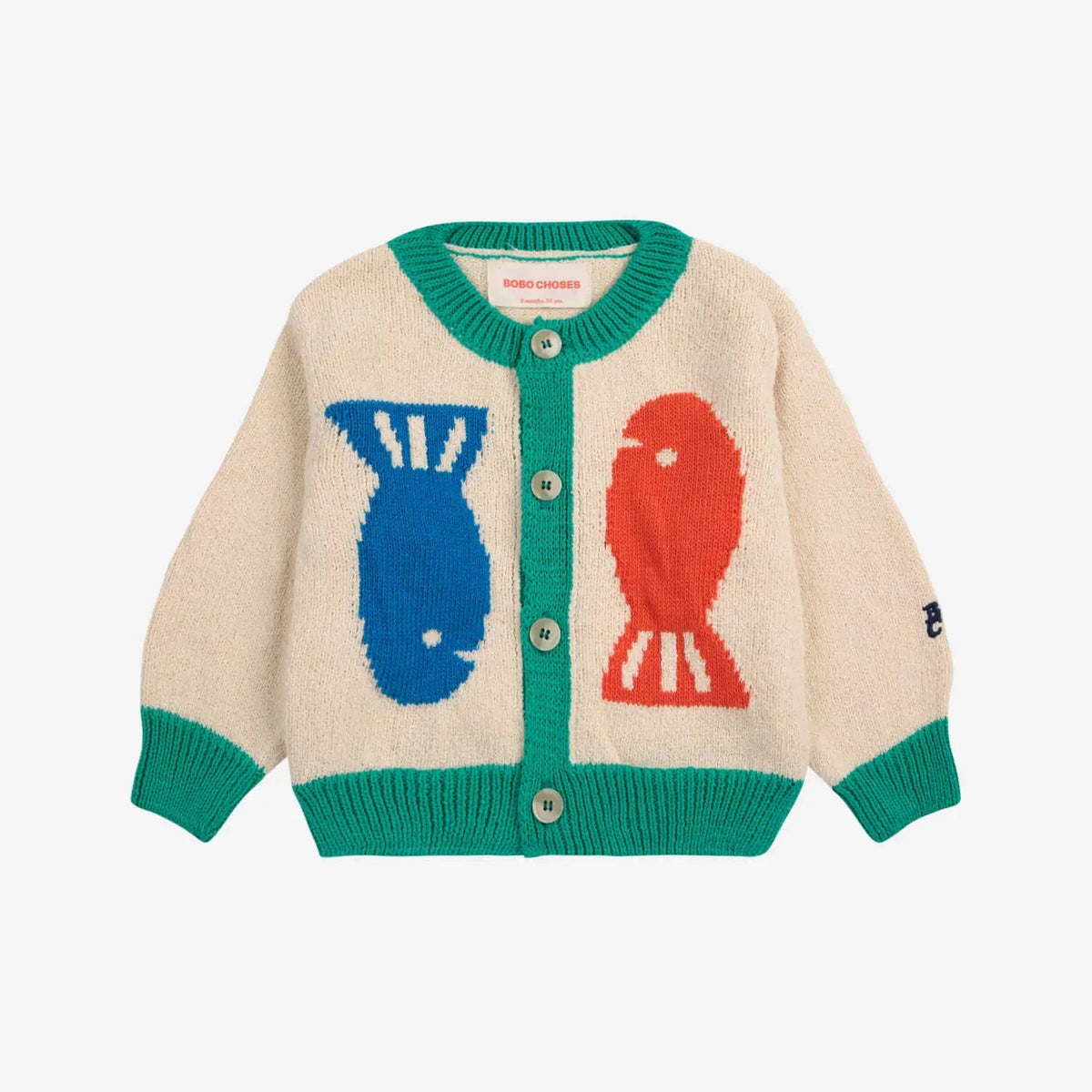 Lucky Fish Baby Cardigan