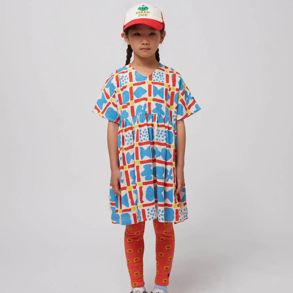 Geometric Game Woven Dress