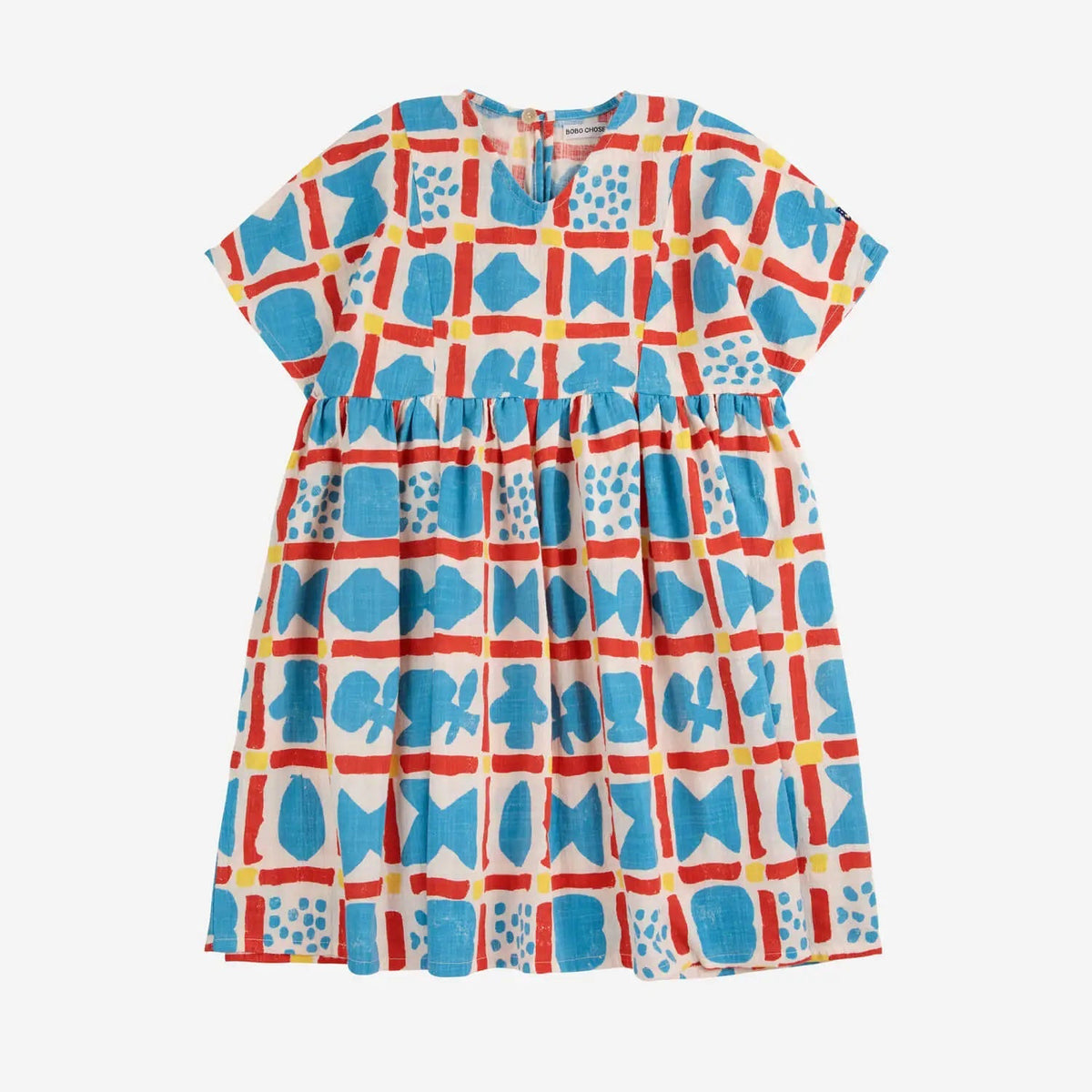 Geometric Game Woven Dress